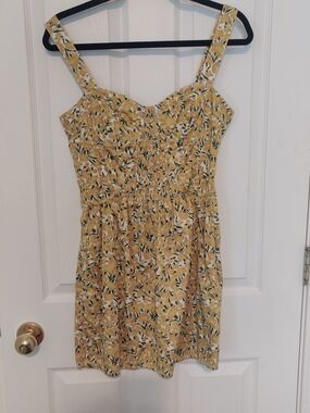 Free People Yellow Floral Sundress 8